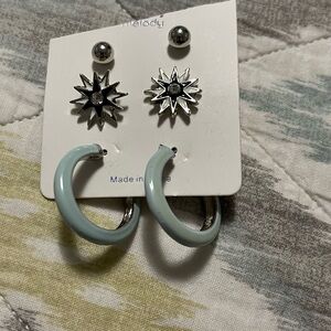 Melody earrings hoops and studs